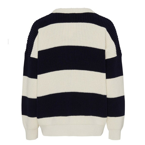 【最終セール価格！】セリーヌ ロゴ ストライプ コットンセーター 偽物 2adcw481y.01yv