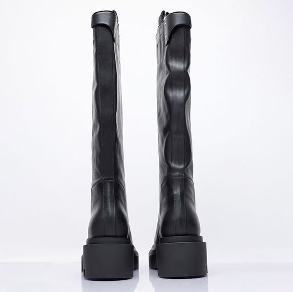 [レディース] リックオウエンス レザー ロングブーツ スーパーコピー ru02d6834loo09