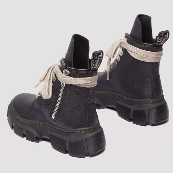 【使いやすさ抜群】ドクターマーチン 偽物 リックオウエンス コラボ 1460 dmxl jumbo lace up★厚底