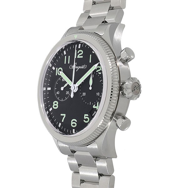 ブレゲ タイプ20 偽物 クロノグラフ 2057 2057ST/92/SW0 ブラック メンズ