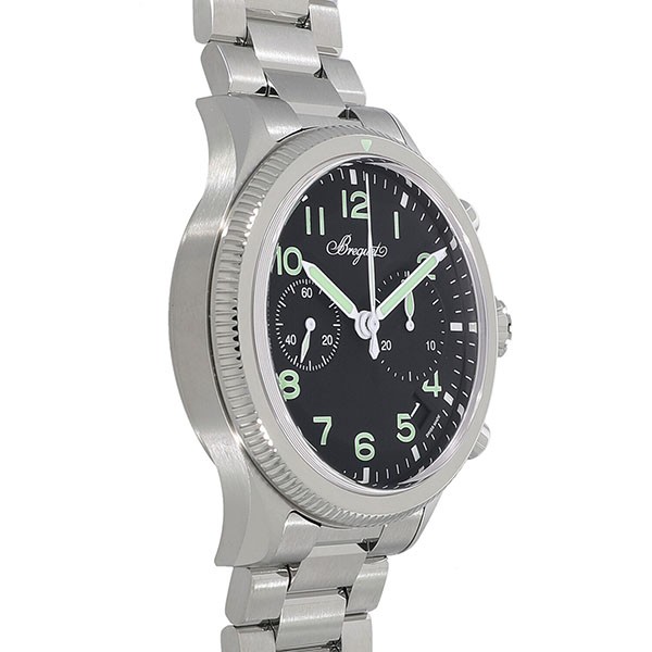 ブレゲ タイプ20 偽物 クロノグラフ 2057 2057ST/92/SW0 ブラック メンズ