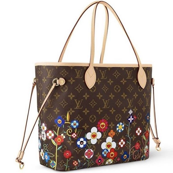 上品高見え■ルイヴィトン 村上隆 限定コラボ★25ss/内側はピンク トートバッグ m13271