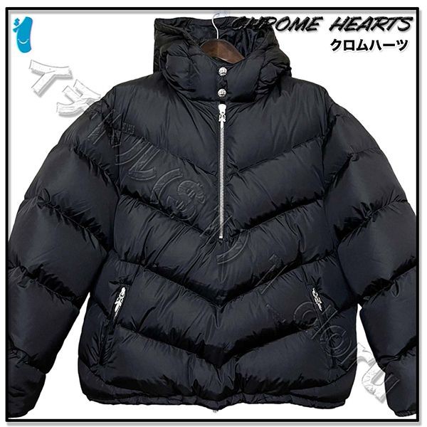 +クロムハーツ ダウン ジャケット 偽物+ HALF DAGGER ZIP JACKET 12186