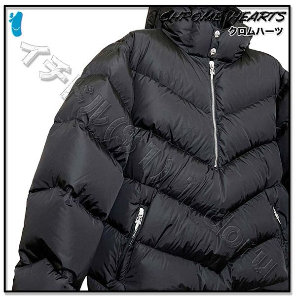 +クロムハーツ ダウン ジャケット 偽物+ HALF DAGGER ZIP JACKET 12186