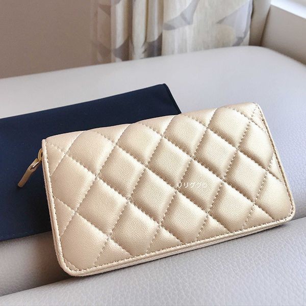 シャネル ジップ ウォレット 偽物 財布 マトラッセ☆AP0098