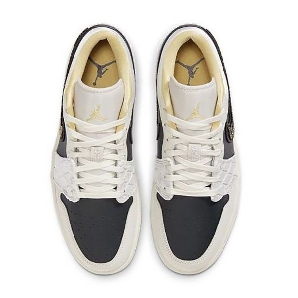 残り僅かナイキ ジョーダン1 Low Beaded Swoosh 偽物★海外限定 bs250115