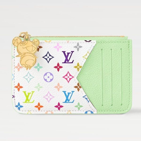 数量限定版ルイヴィトン 村上隆 LV × TM カードケース 偽物 ポルト カルト・ロミー M14155