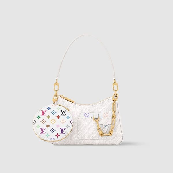 人気で可愛い☆ルイヴィトン× 村上隆 LV × TM マレリーニ バッグ 偽物 2色 M13099