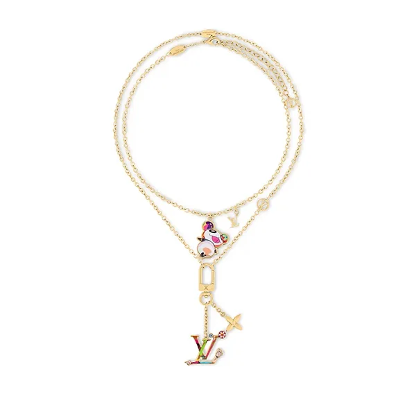 速達発送ルイヴィトン ネックレス コピー LV × TM / スーパーフラット M02499