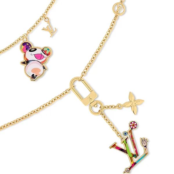 速達発送ルイヴィトン ネックレス コピー LV × TM / スーパーフラット M02499