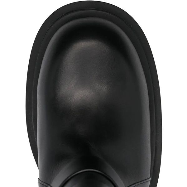 【即納OK】リックオウエンス 偽物 Runway Pull On Bogun Boots ブーツ ブラック