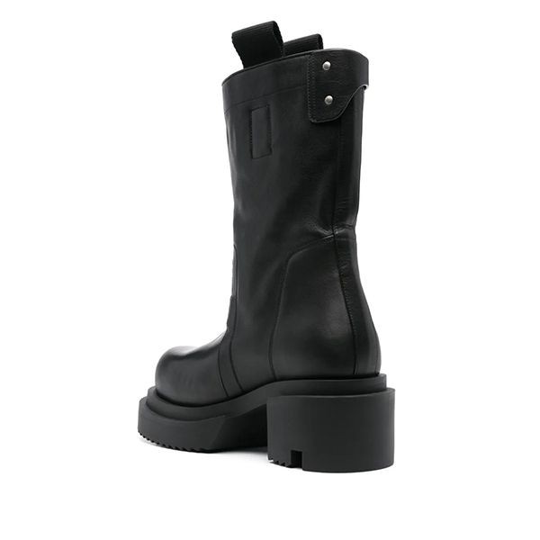 【即納OK】リックオウエンス 偽物 Runway Pull On Bogun Boots ブーツ ブラック