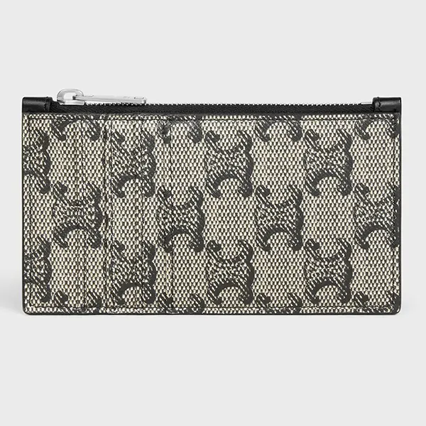 セリーヌ ジップ付きカードホルダー 偽物 10B682GC3