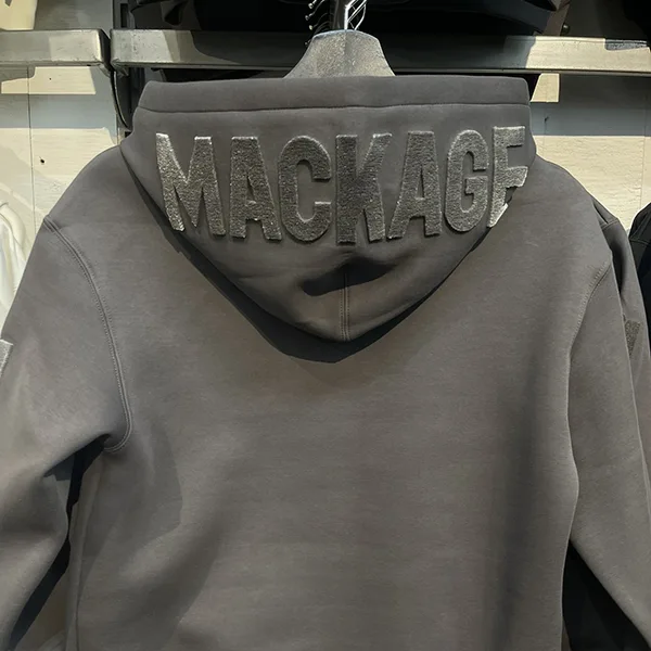 セレブ愛用中大人気 マッカージュ 偽物 Krys-R Hoodie パーカー ベルベットロゴ入り 6色 mk65525