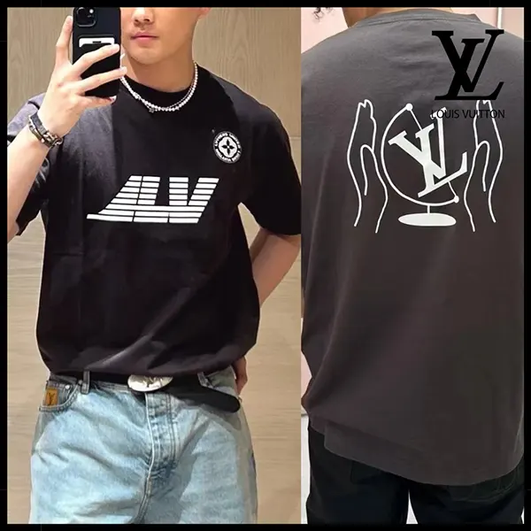 ☆超人気☆ルイヴィトン ウォッシュド プリンテッド Tシャツ 1AHCL9