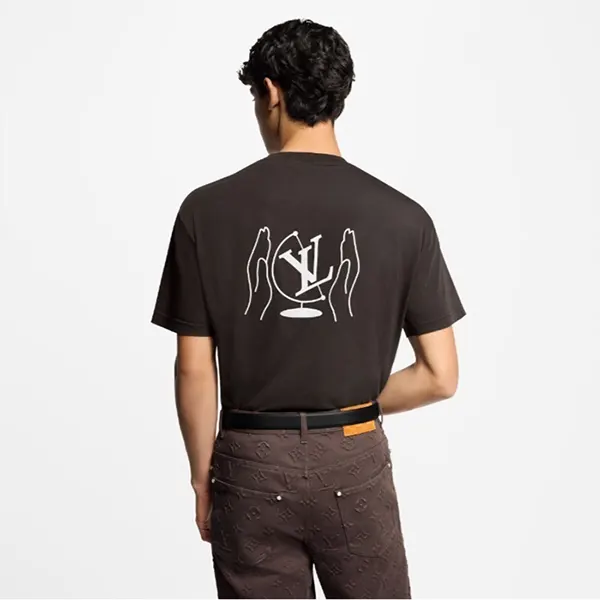 ☆超人気☆ルイヴィトン ウォッシュド プリンテッド Tシャツ 1AHCL9