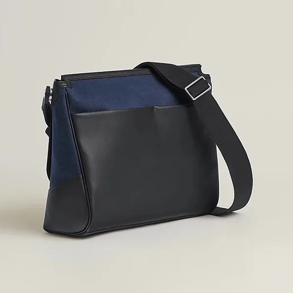 希少★エルメス コピー商品 メッセンジャーバッグ オールバック ネイビー紺 ams22321