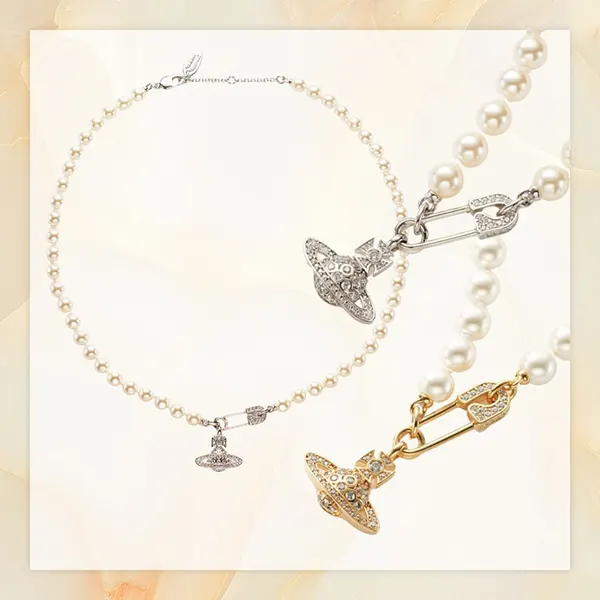 ヴィヴィアン LUCRECE PEARL ネックレス コピー 505454240