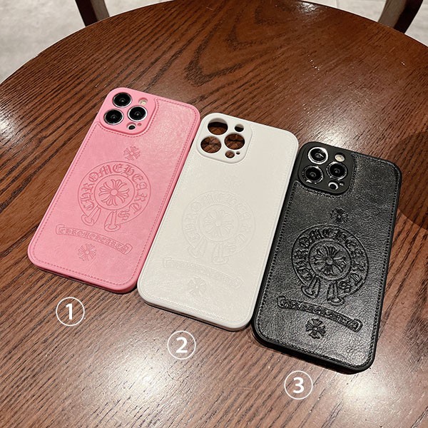 クロムハーツ iphoneケース 偽物 CHクロス スマホケース 3色 25032407