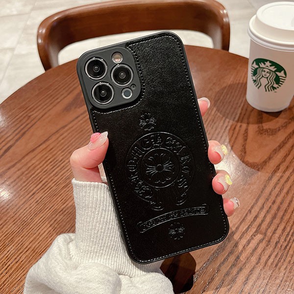 クロムハーツ iphoneケース 偽物 CHクロス スマホケース 3色 25032407