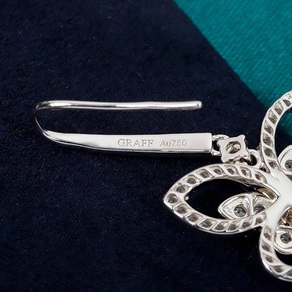 グラフ ダイヤモンド・ピアス 偽物 シルバー925 w25032701