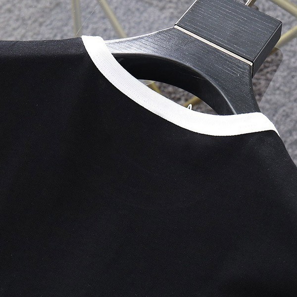 セリーヌ Tシャツ ブラック コットンジャージー w25032802