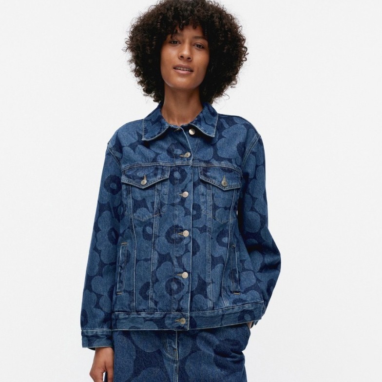 【25SS】マリメッコ偽物/ Maridenim Murros Unikko デニムジャケット 25032905