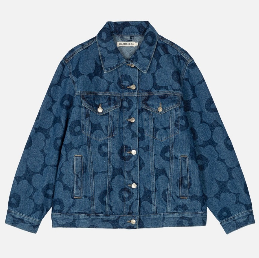 【25SS】マリメッコ偽物/ Maridenim Murros Unikko デニムジャケット 25032905