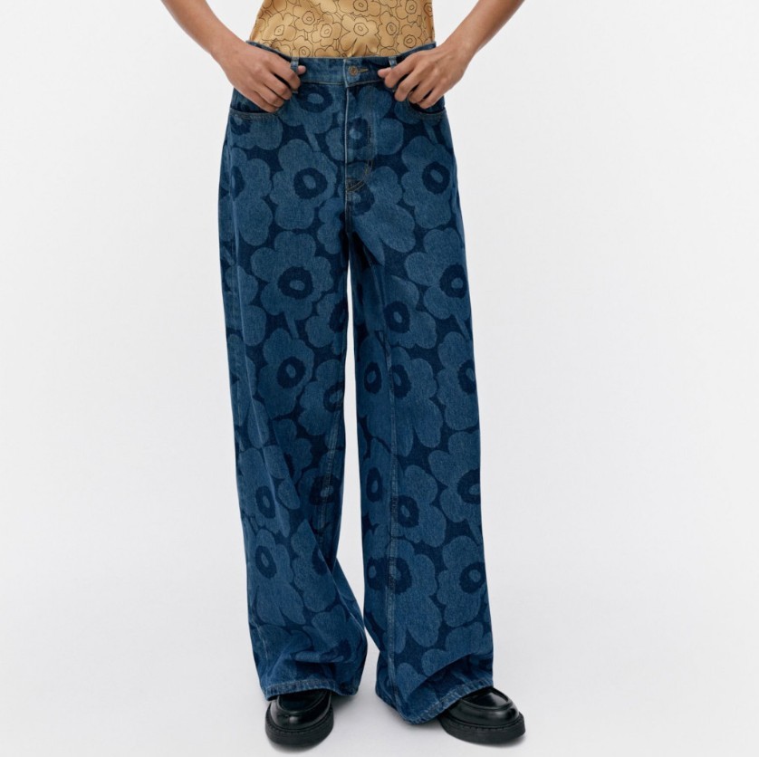 【マリメッコ スーパーコピー】Maridenim Loose Unikko ジーンズ 25032906