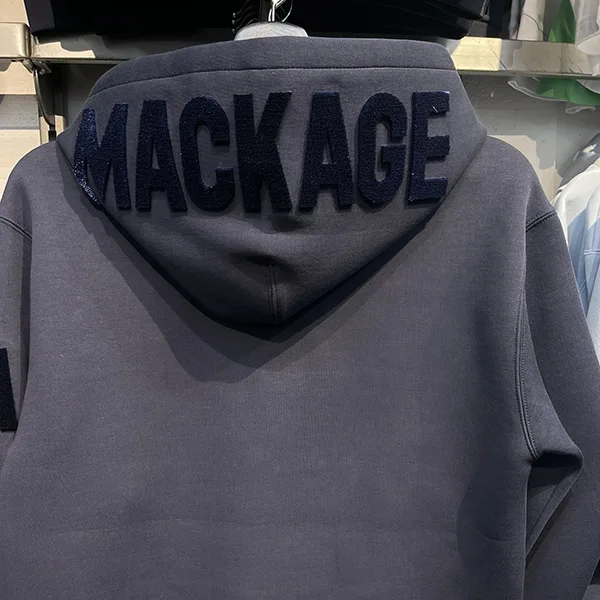 セレブ愛用中大人気 マッカージュ 偽物 Krys-R Hoodie パーカー ベルベットロゴ入り 6色 mk65525