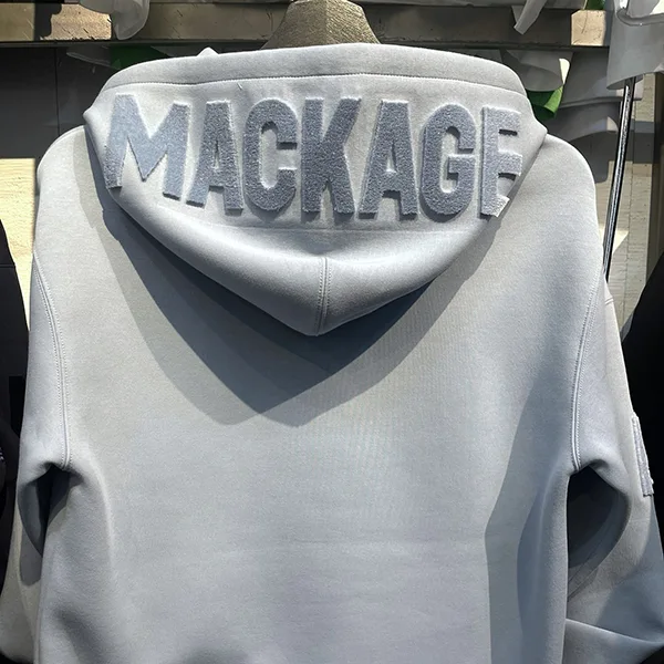 セレブ愛用中大人気 マッカージュ 偽物 Krys-R Hoodie パーカー ベルベットロゴ入り 6色 mk65525