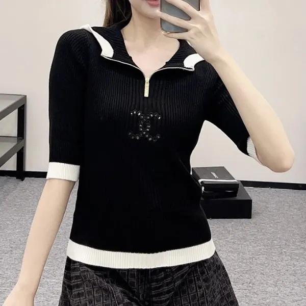 【専門店】シャネル トップス フード付き P78649-K11368-AW005