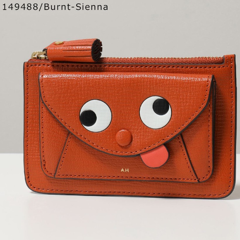 アニヤハインドマーチ 偽物 カードケース Envelope Zipped Card Case 6色 142755