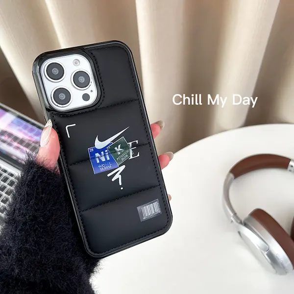 ナイキ ダウンジャケット型 ファッション iPhoneケース w25042206