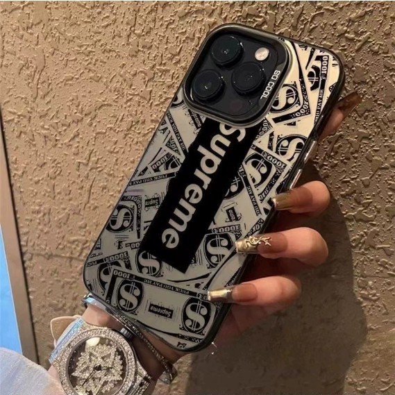 シュプリームiphone16/16proケース  supreme iphone15promax/15ユニケース仕上げ ブランドマーク iphone14/13ケース男女ペア 25042504