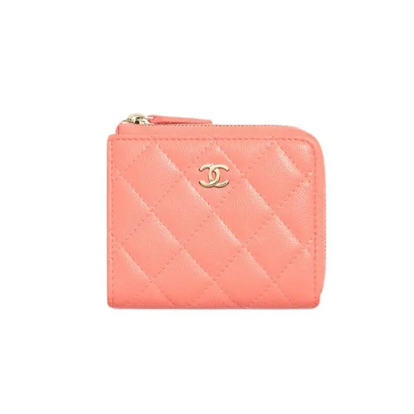 人気で可愛い☆シャネル コピー ジップウォレット ミニ財布 L字 コンパクト 定番人気 AP3999