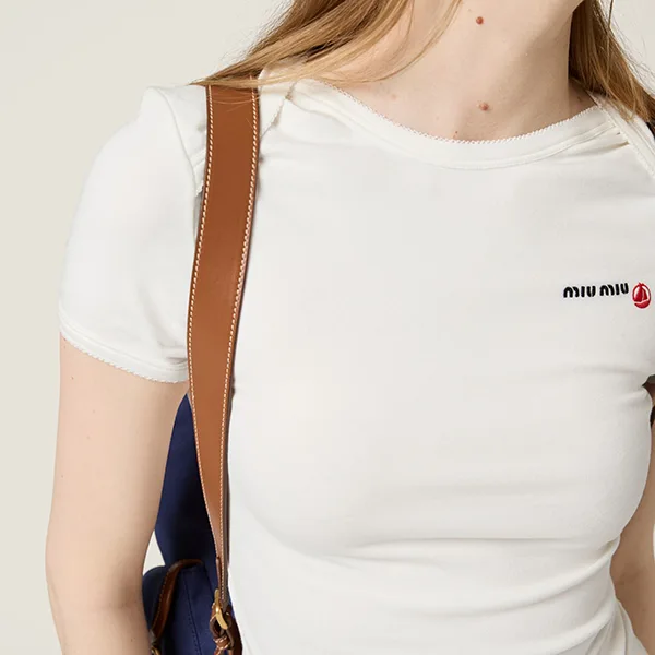 【ミュウミュウ】Petit Bateau ミュウミュウ スリムTシャツ 偽物 MJN563