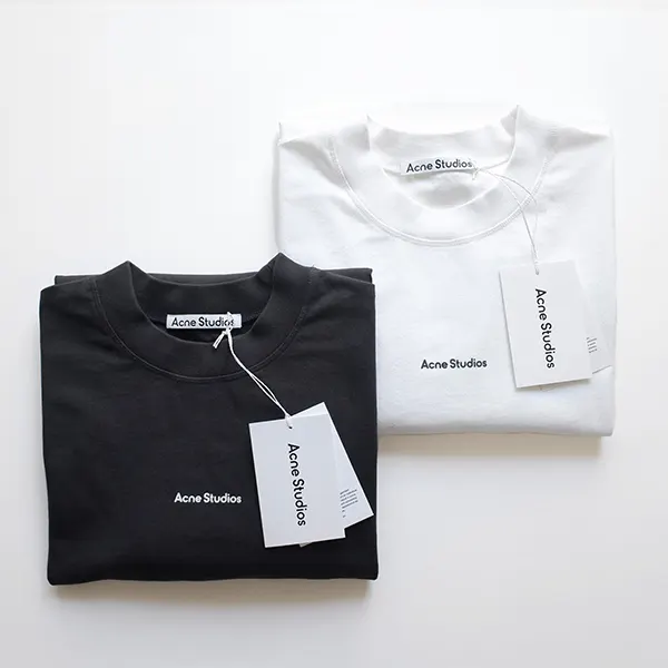 アクネストゥディオス コピー スタンプロゴTシャツ w25051602