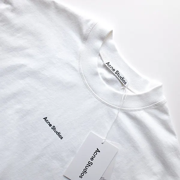 アクネストゥディオス コピー スタンプロゴTシャツ w25051602