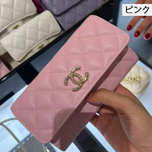便利でシャネル 長財布 フラップウォレット AP3976 B16267 10601
