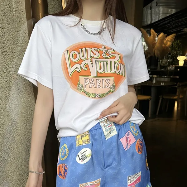 口コミ【ルイヴィトン】パリ トラベルスタンプ Tシャツ 偽物 1AHISZ