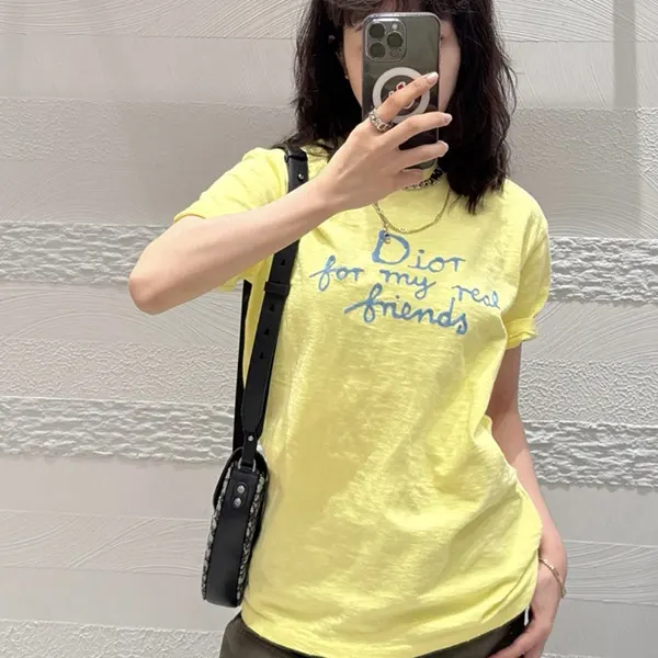 カジュアルコーデに相性抜群【ディオール コピー】ディオール AND HYLTON NELTシャツ 583J696A0849_C580