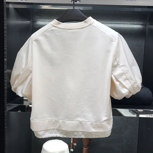 モンクレール パフスリーブTシャツ 偽物☆2色 K10938C0002289A1K999
