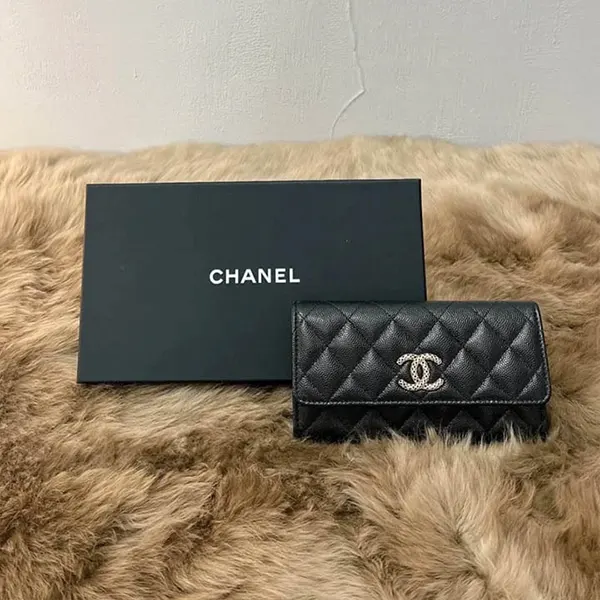便利でシャネル 長財布 フラップウォレット AP3976 B16267 10601