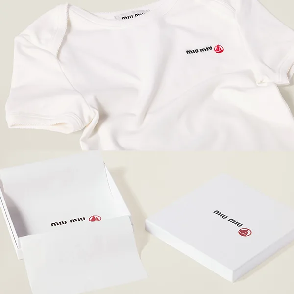 【ミュウミュウ】Petit Bateau ミュウミュウ スリムTシャツ 偽物 MJN563