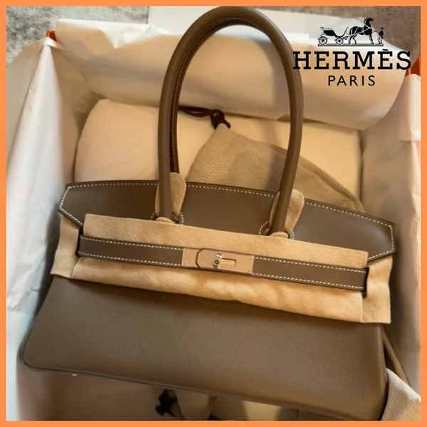 上品高見え■エルメス ショルダーバーキン29 偽物 S金具 Birkin h2505085