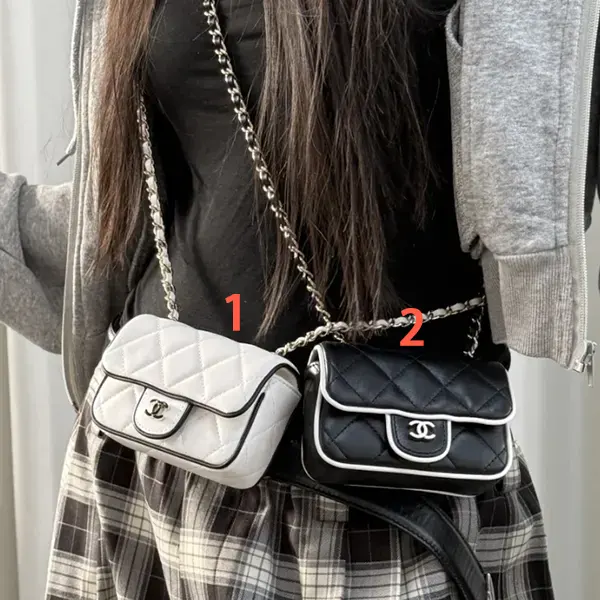 【スタイリッシュ♪】シャネル N級品 チェーン クラッチ バッグ バイカラー AP4512
