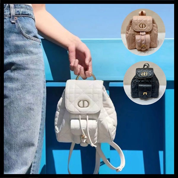 へリン愛用 リュック ディオール Caro バックパック スモール M6302UNOZ