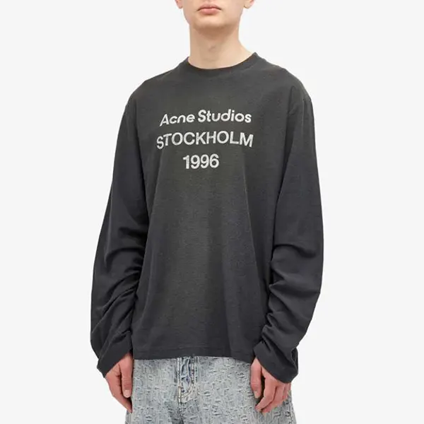 アクネストゥディオズ◆ロゴ 長袖 Tシャツ 偽物 w25062001