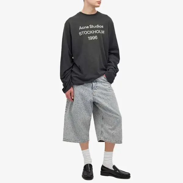 アクネストゥディオズ◆ロゴ 長袖 Tシャツ 偽物 w25062001